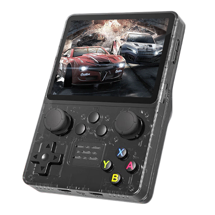 Retro Box Console Handheld Video Game Console (Linux System) 3.5 Inch IPS Screen Portable Pocket Video Player 64GB built in 15,000 Games