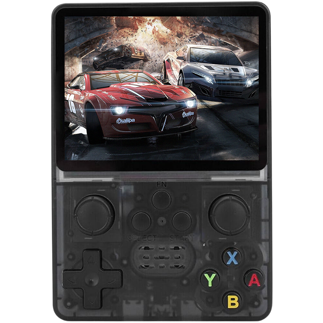 Retro Box Console Handheld Video Game Console (Linux System) 3.5 Inch IPS Screen Portable Pocket Video Player 64GB built in 15,000 Games