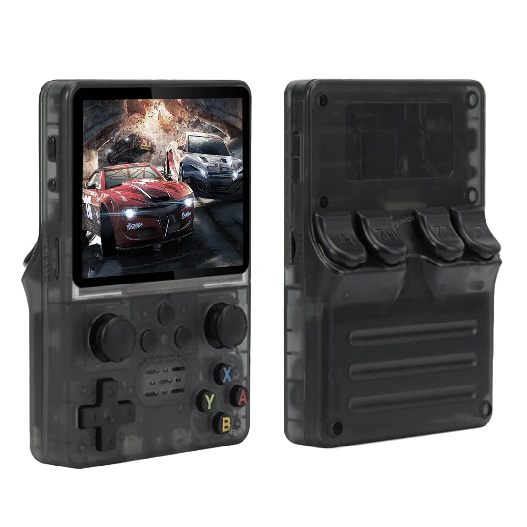 Retro Box Console Handheld Video Game Console (Linux System) 3.5 Inch IPS Screen Portable Pocket Video Player 64GB built in 15,000 Games