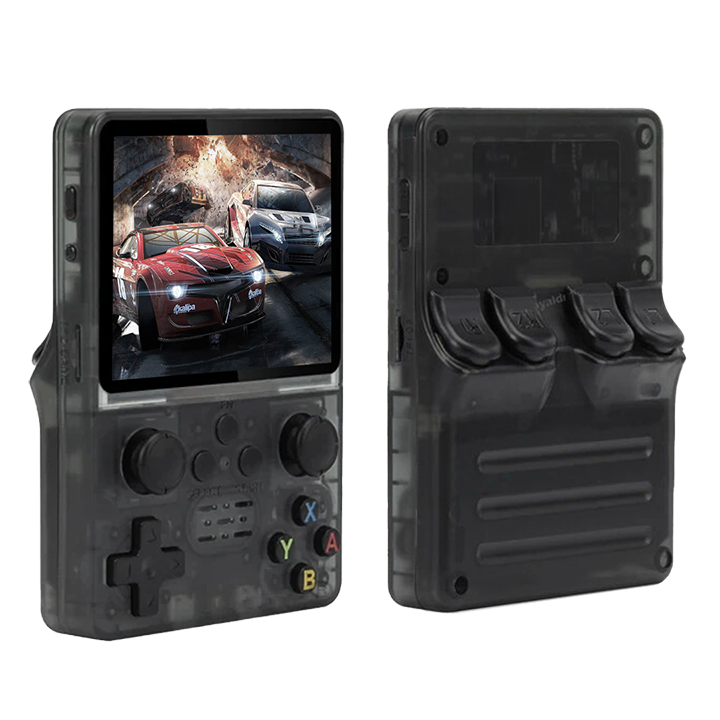 Retro Box Console Handheld Video Game Console (Linux System) 3.5 Inch IPS Screen Portable Pocket Video Player 64GB built in 15,000 Games