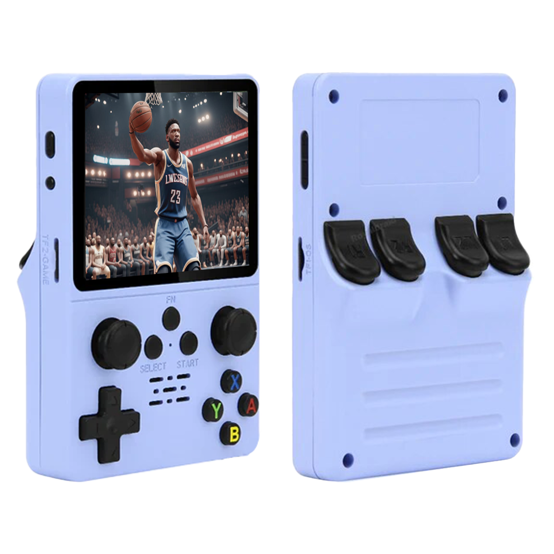 Retro Box Console Handheld Video Game Console (Linux System) 3.5 Inch IPS Screen Portable Pocket Video Player 64GB built in 15,000 Games