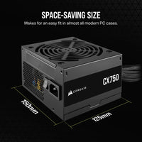 Corsair CX750 750W 80+ Bronze ATX PSU