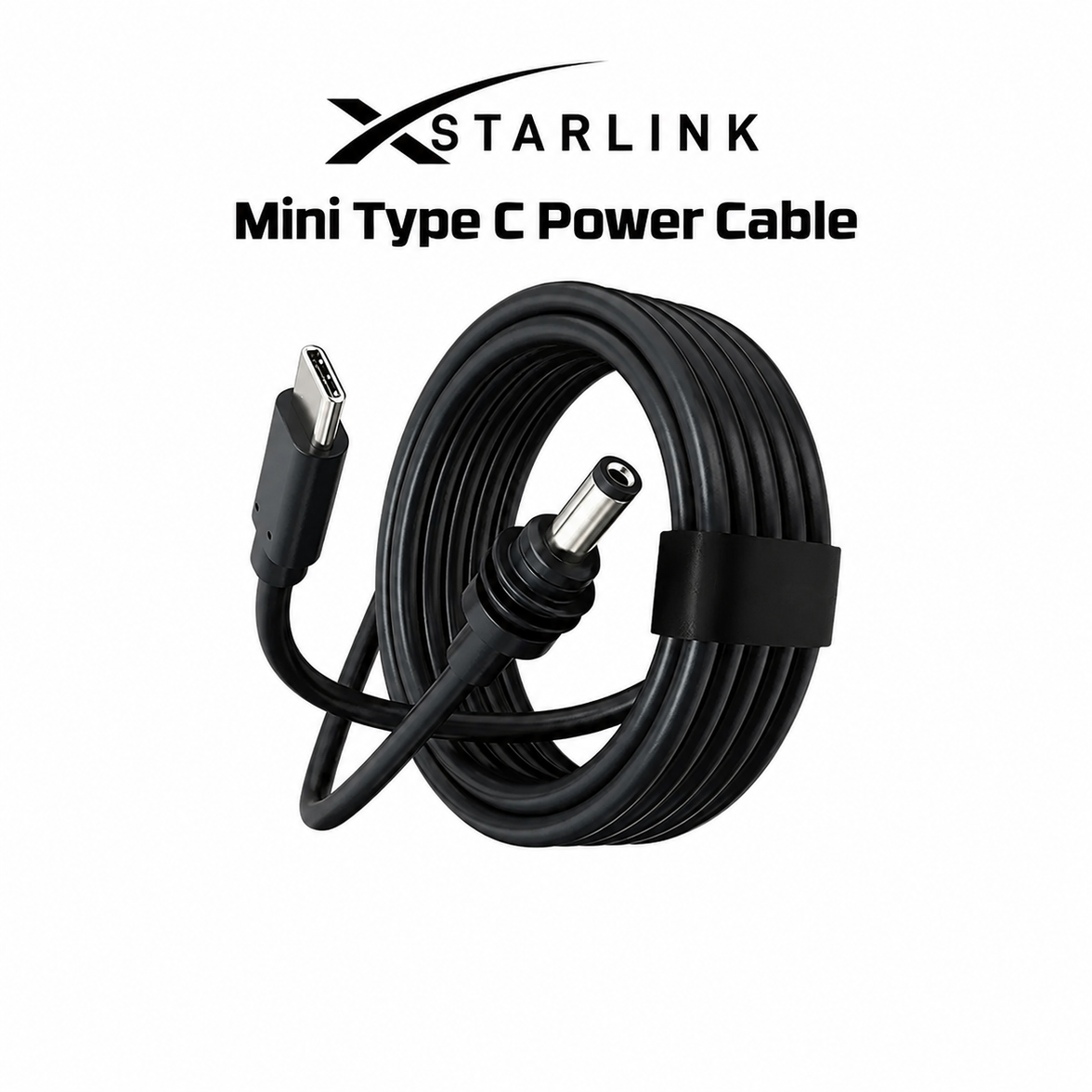 DAIER Starlink Mini Type C Power Cable 5 meters 100W USB Type-C Support PD 65W MINI-Type C-5M (OTH20472)