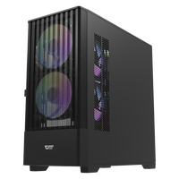 DarkFlash DK415M M-ATX PC Case w/ 2PCS 14CM ARGB Fans