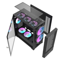 DarkFlash DK415M M-ATX PC Case w/ 2PCS 14CM ARGB Fans