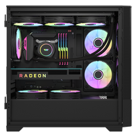 DarkFlash DK415M M-ATX PC Case w/ 2PCS 14CM ARGB Fans