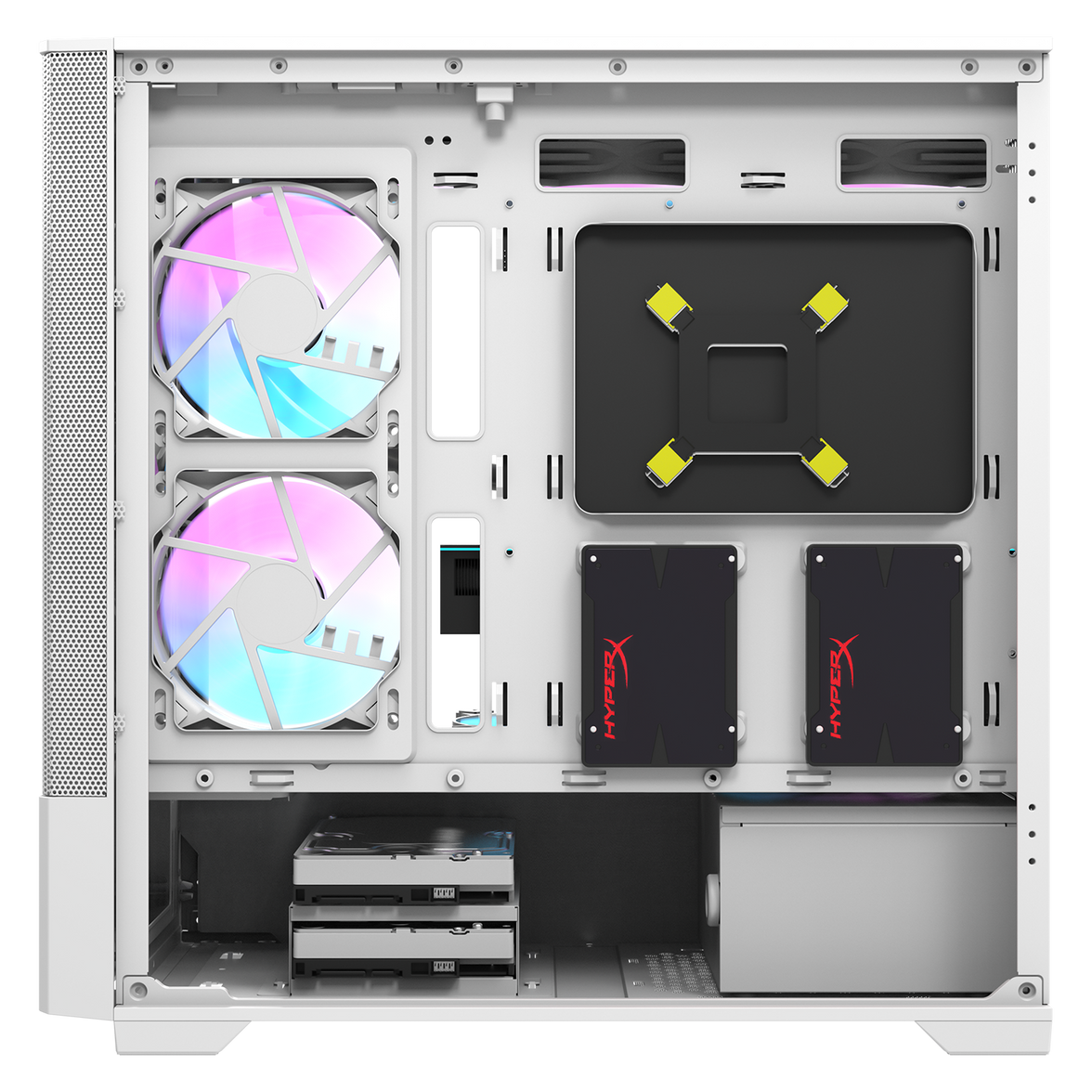 DarkFlash DK415M M-ATX PC Case w/ 2PCS 14CM ARGB Fans