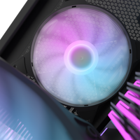 DarkFlash C6 Aurora Spectrum ARGB Single Mode Cooling Fan (Black)