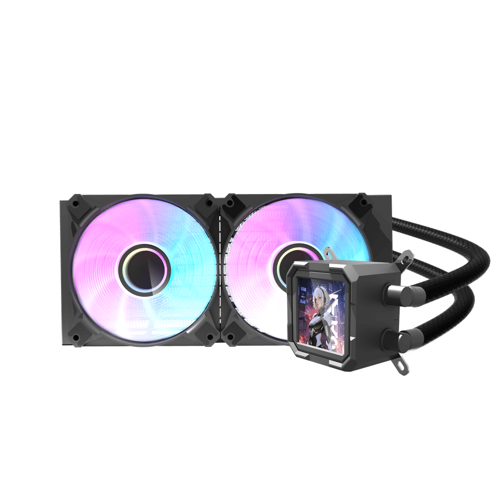 DarkFlash Wave DV240S ARGB Liquid CPU Cooler (Black)