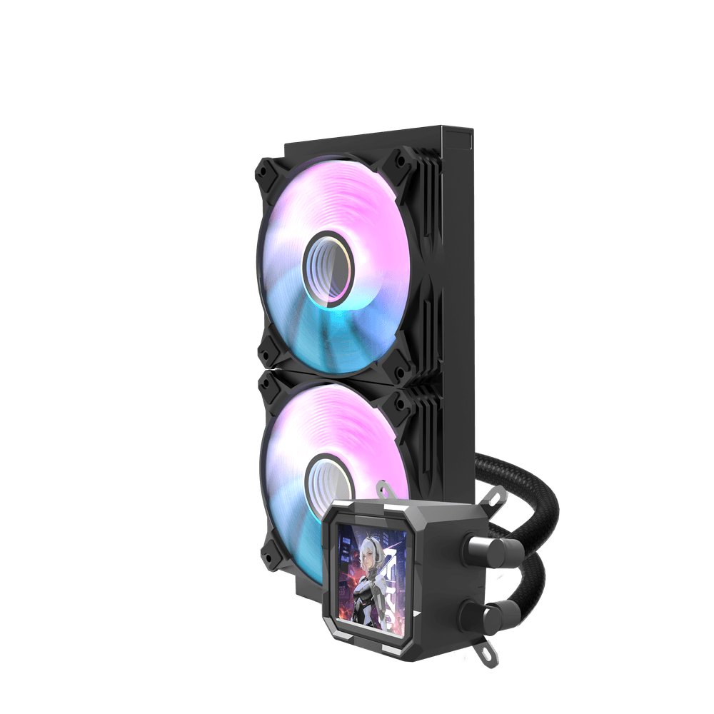 DarkFlash Wave DV240S ARGB Liquid CPU Cooler (Black)