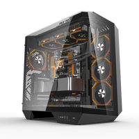 DarkFlash DY470 ATX Three-side Glass Panel Tempered Glass PC Case