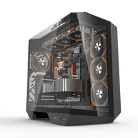 DarkFlash DY470 ATX Three-side Glass Panel Tempered Glass PC Case