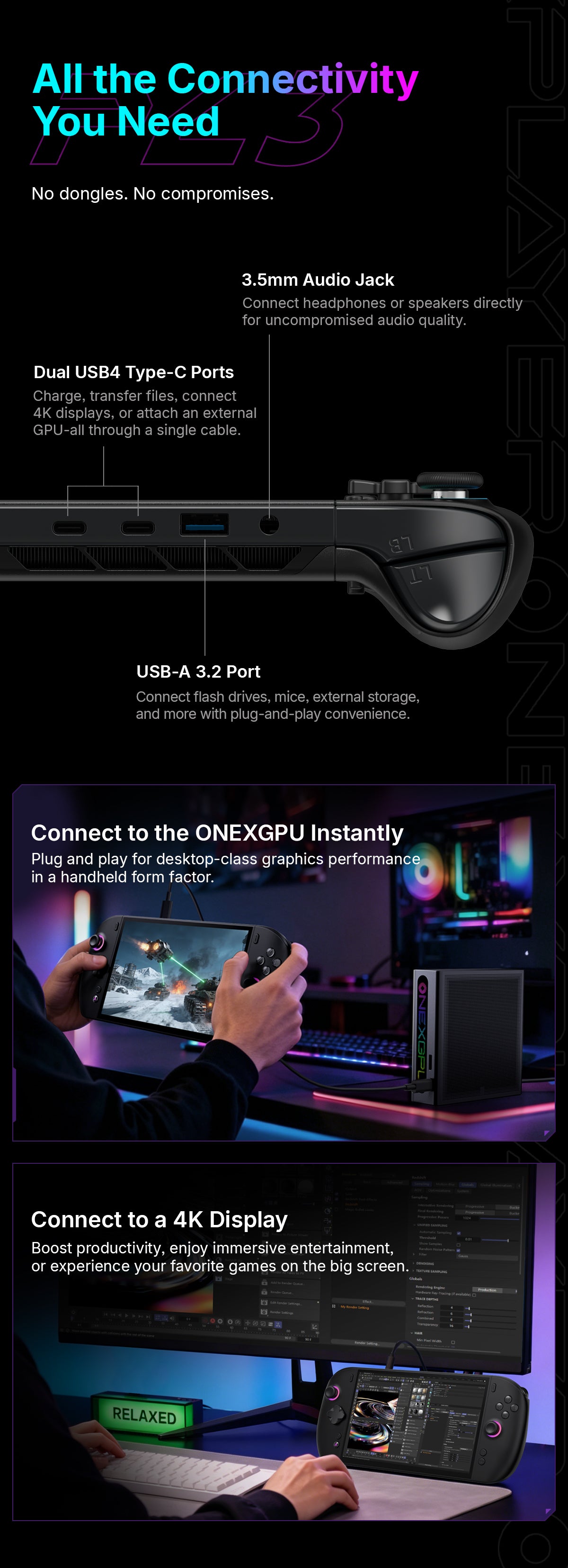 [PRE-ORDER] ONEXPLAYER 3 AI Gaming Handheld PC | Intel® Arc™ G3 Extreme | 24GB RAM | 1TB SSD | 8.8” 144Hz AMOLED | Windows 11