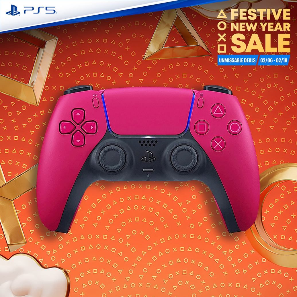 Sony PlayStation 5 Dualsense Wireless Controller Cosmic Red