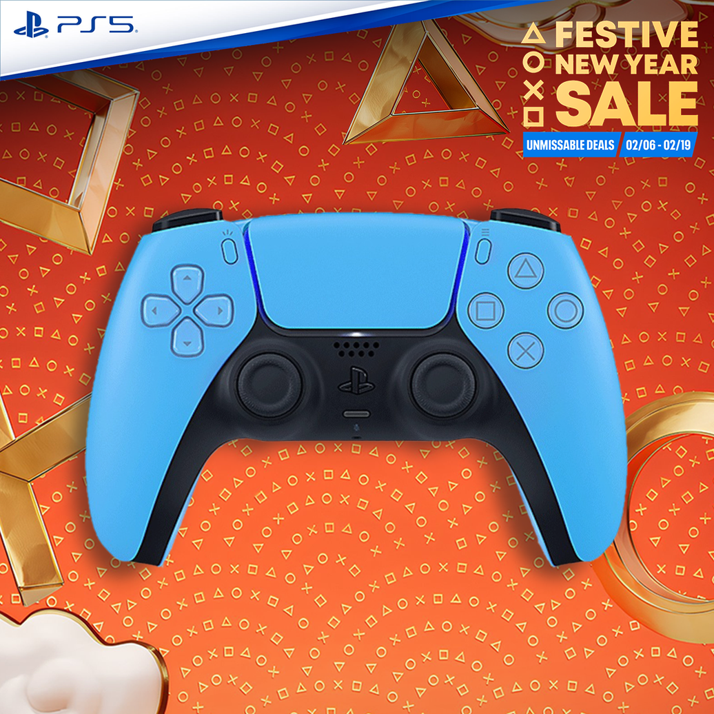 Sony PlayStation 5 Dualsense Wireless Controller Starlight Blue