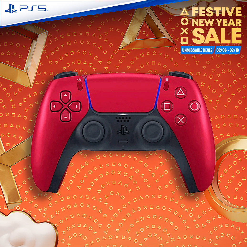 Sony PlayStation 5 Dualsense Wireless Controller Volcanic Red