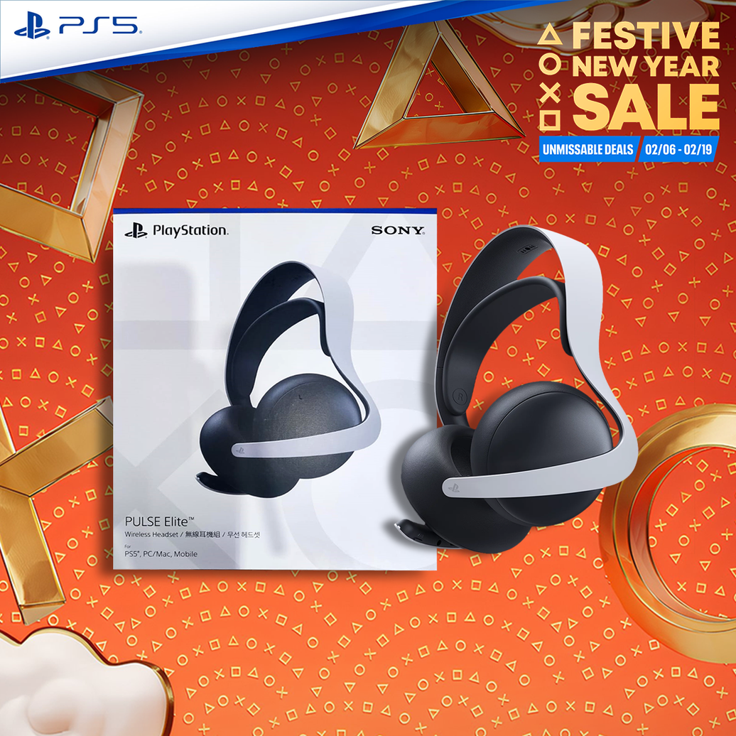 PS5 Pulse ELITE Wireless Headset For PS5 / PC / MAC / Mobile (Asian) (CFI-ZWH2G)