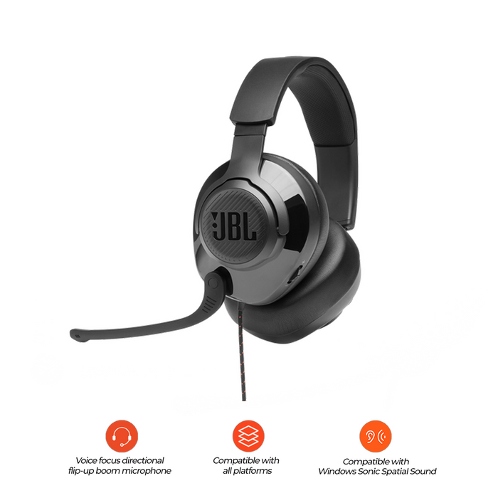 JBL Quantum 300 Gaming Headset Black