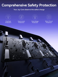 JSAUX Portable Charging Station for Nintendo Switch 2 Joy-Cons GP0506