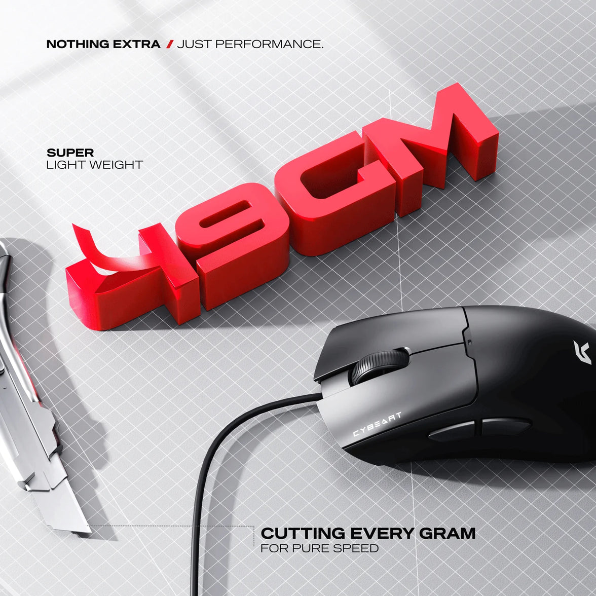 Cybeart Ghost Wired Gaming Mouse