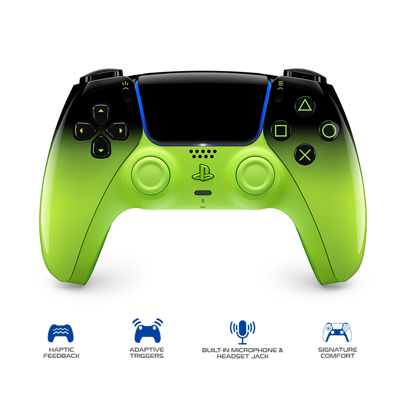 Psone Controller Green Sony PlayStation 5 DualSense Wireless Controller - Remix Green