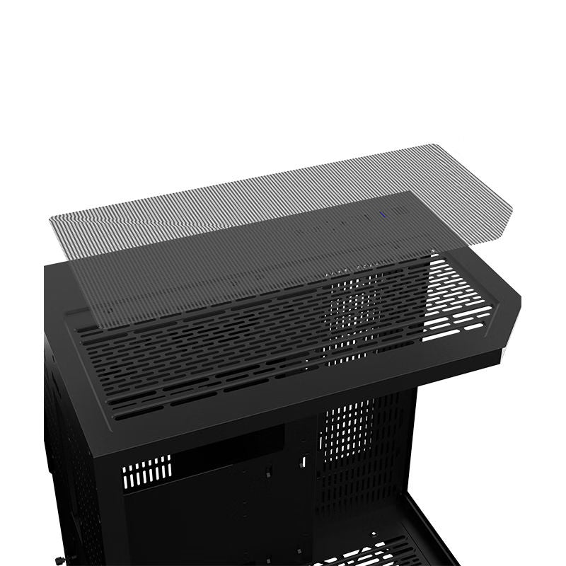Lovingcool LC-HXZ Mid Tower ATX/M-ATX/ITX PC Case (Black)