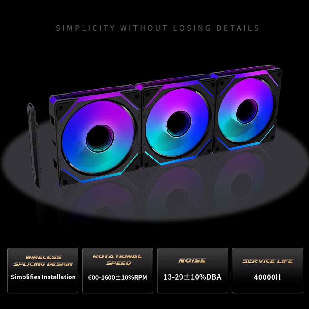 Lovingcool PL-1200 Mirror 3in1 120mm ARGB Cooling Fan