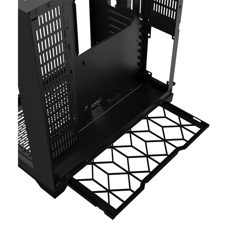 Lovingcool LC-HXZ Mid Tower ATX/M-ATX/ITX PC Case (Black)