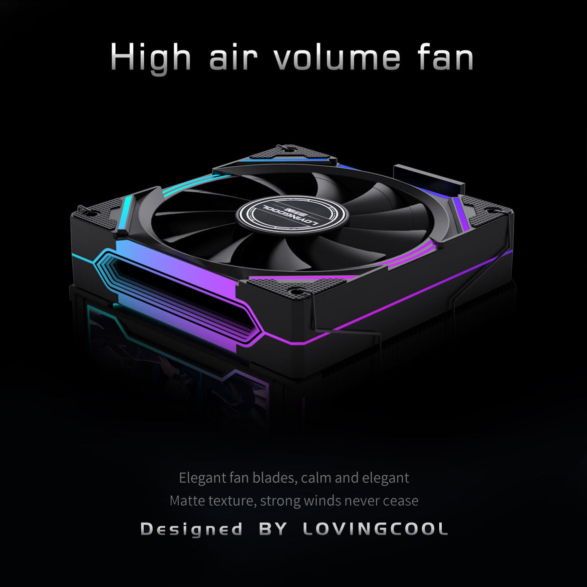 Lovingcool LC-JI60B 6 Heatpipe CPU Cooler 6 Heatpipe (Black - Design 03)