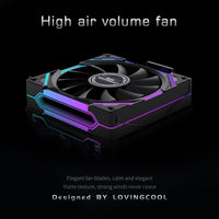Lovingcool LC-JI60B 6 Heatpipe CPU Cooler 6 Heatpipe (Black - Design 03)