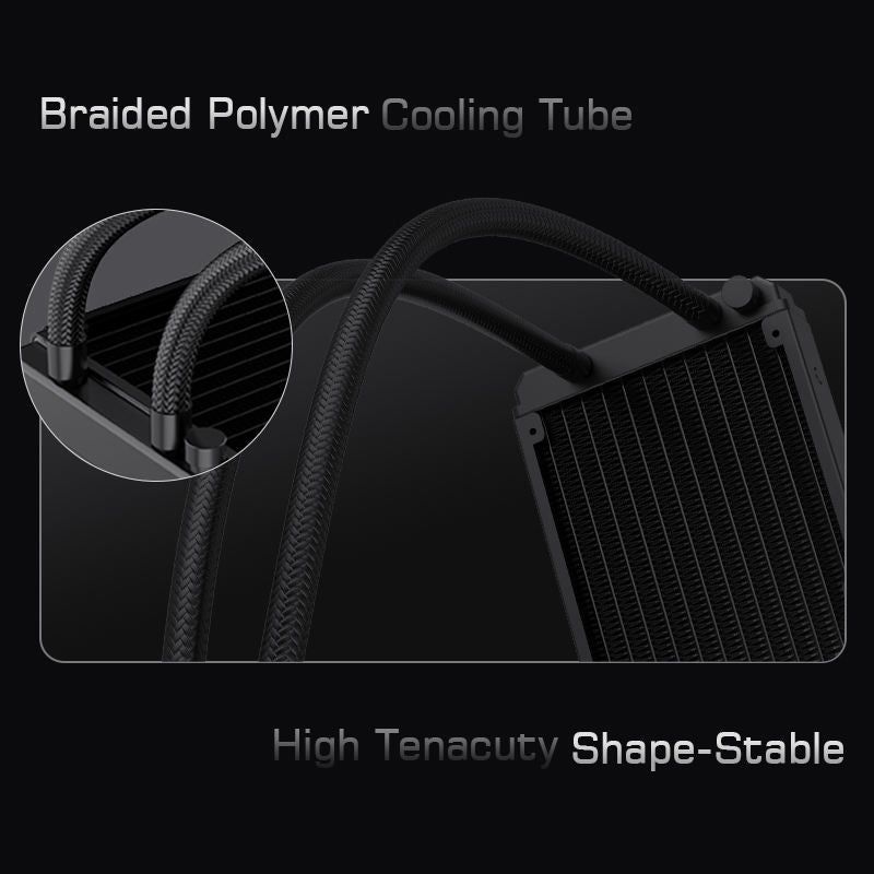 Lovingcool HK-W120-01 120mm AIO ARGB Liquid CPU Cooler with Display