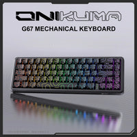 Onikuma G67 67-Key RGB Wired Hot-Swappable Mechanical Keyboard (Magnetic Switch)