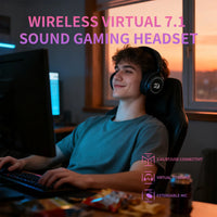 Redragon Nyx Pro Wireless Gaming Headset Black (H891)