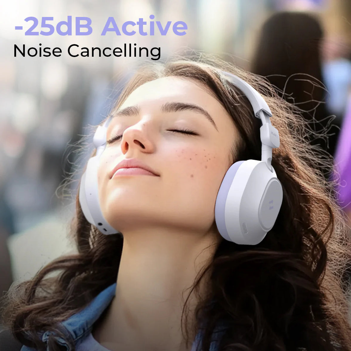 Havit H668BT Active Noise Cancelling Wireless Headphones