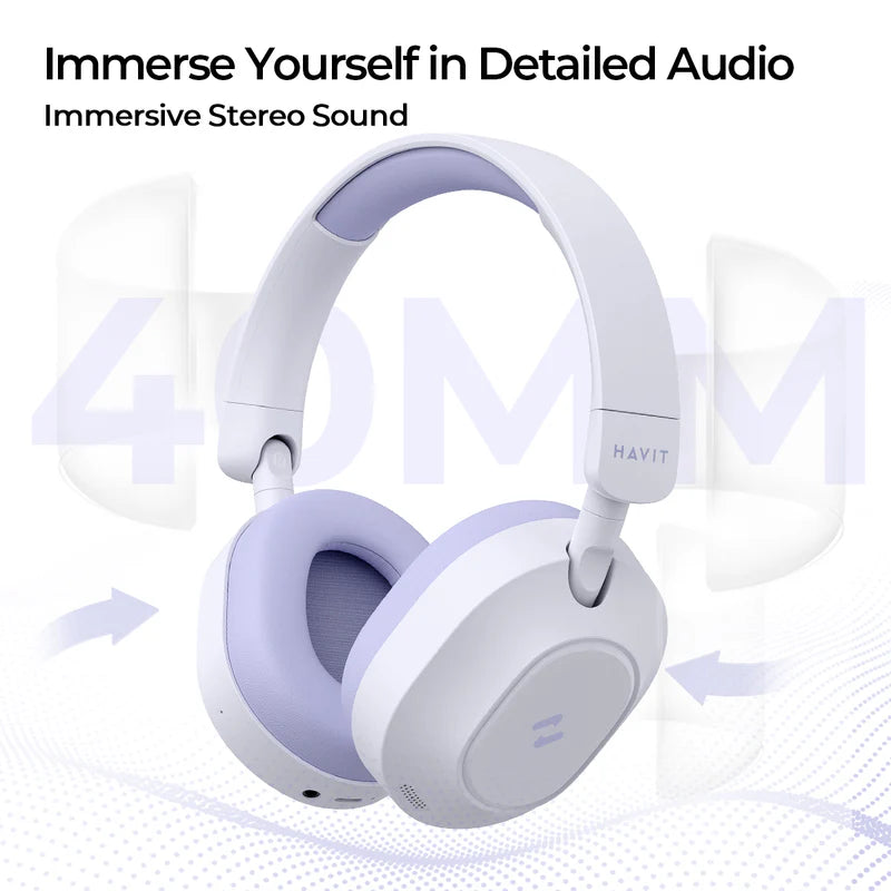 Havit H668BT Active Noise Cancelling Wireless Headphones