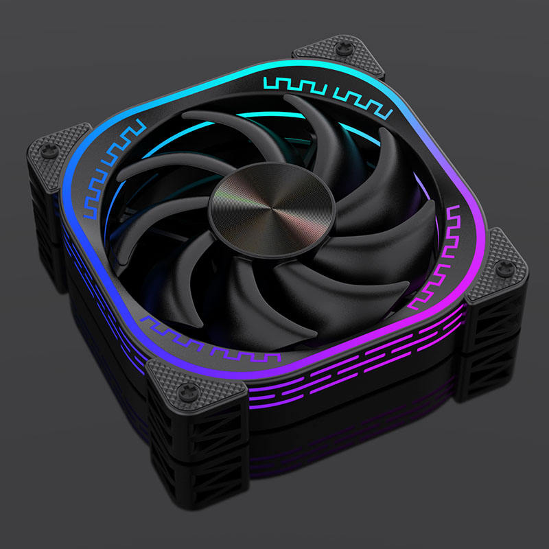 Lovingcool YK-W120-02 120mm AIO ARGB Liquid CPU Cooler with Temp Display