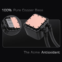 Lovingcool HK-W120-01 120mm AIO ARGB Liquid CPU Cooler with Display