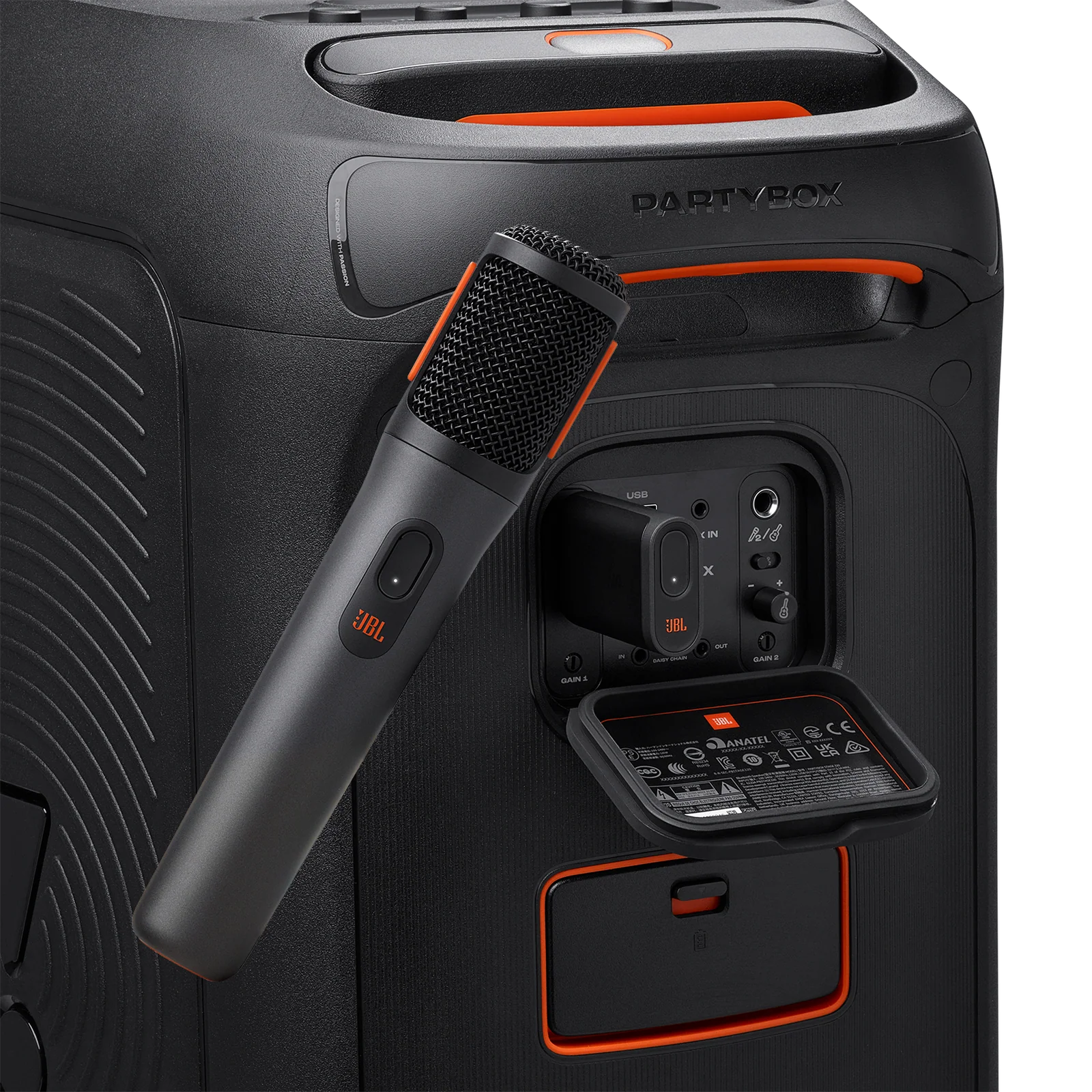 Harman JBL Partybox Wireless Mic Black