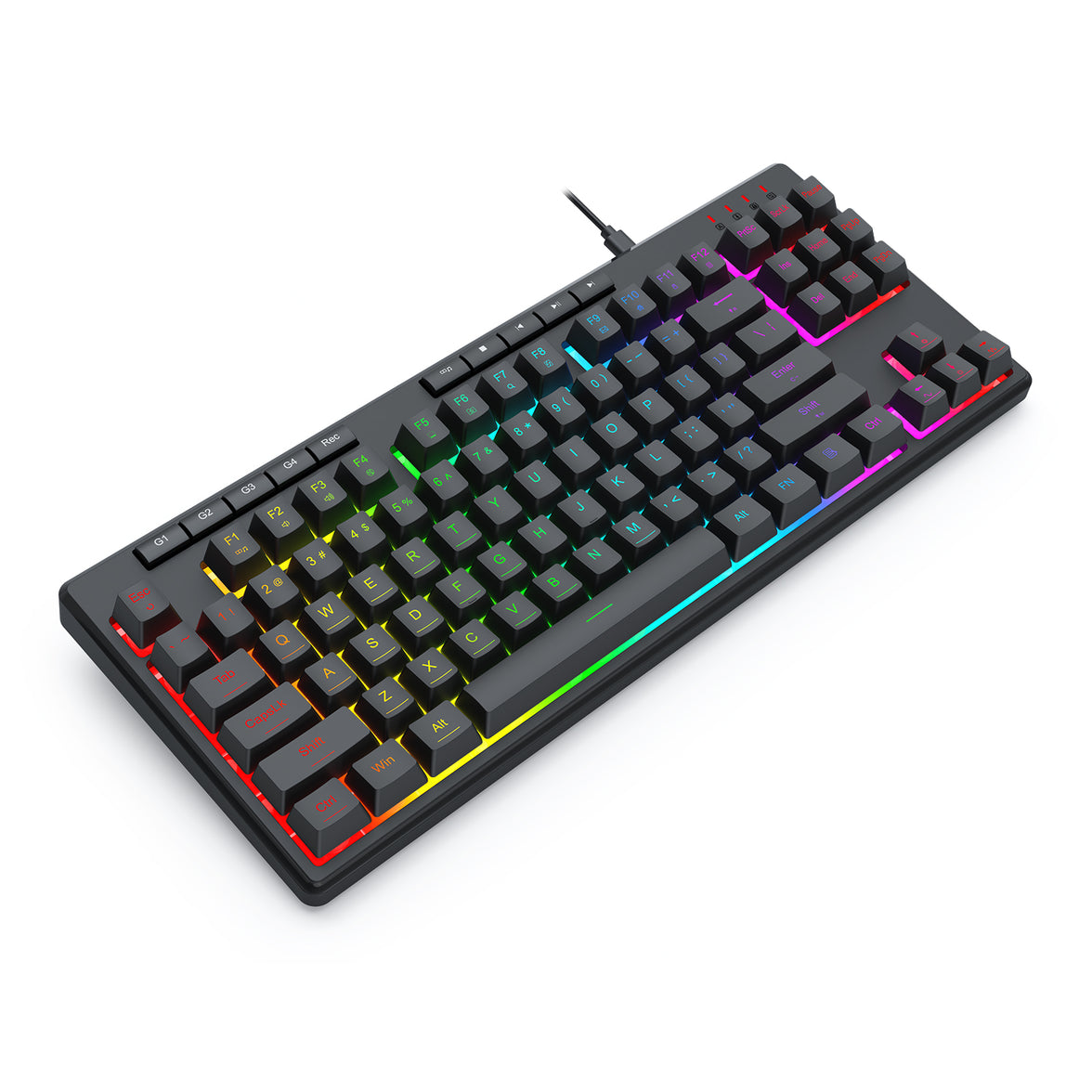 Redrgon Shiva 87-keys RGB Wired Gaming Keyboard (K516-RGB)