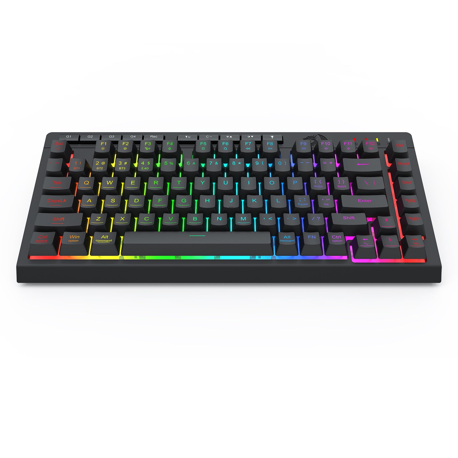 Redragon Crescent Pro Mechanical Wireless Keyboard Black (K524RGB-PRO)