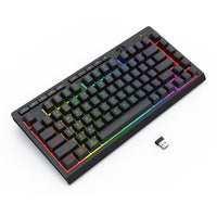 Redragon Crescent Pro Mechanical Wireless Keyboard Black (K524RGB-PRO)