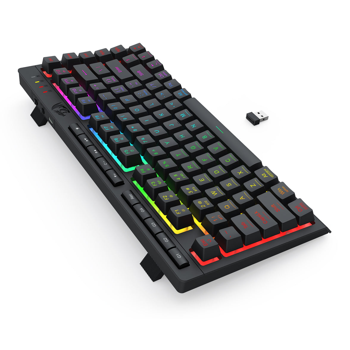 Redragon Crescent Pro Mechanical Wireless Keyboard Black (K524RGB-PRO)