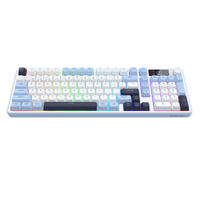 Redragon Aria Pro Wireless Keyboard White+Blue (K527WBL-PRO)