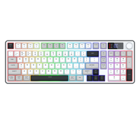 Redragon Aria Pro Wireless Keyboard White+Grey+Black (K527WGL-PRO)