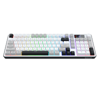 Redragon Aria Pro Wireless Keyboard White+Grey+Black (K527WGL-PRO)