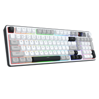 Redragon Aria Pro Wireless Keyboard White+Grey+Black (K527WGL-PRO)
