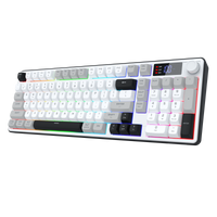 Redragon Aria Pro Wireless Keyboard White+Grey+Black (K527WGL-PRO)