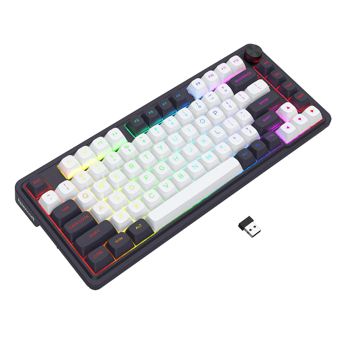 Redragon Ucal Max Tri-Mode Gaming Keyboard White-Blue (K673WB-RGB-MAX)