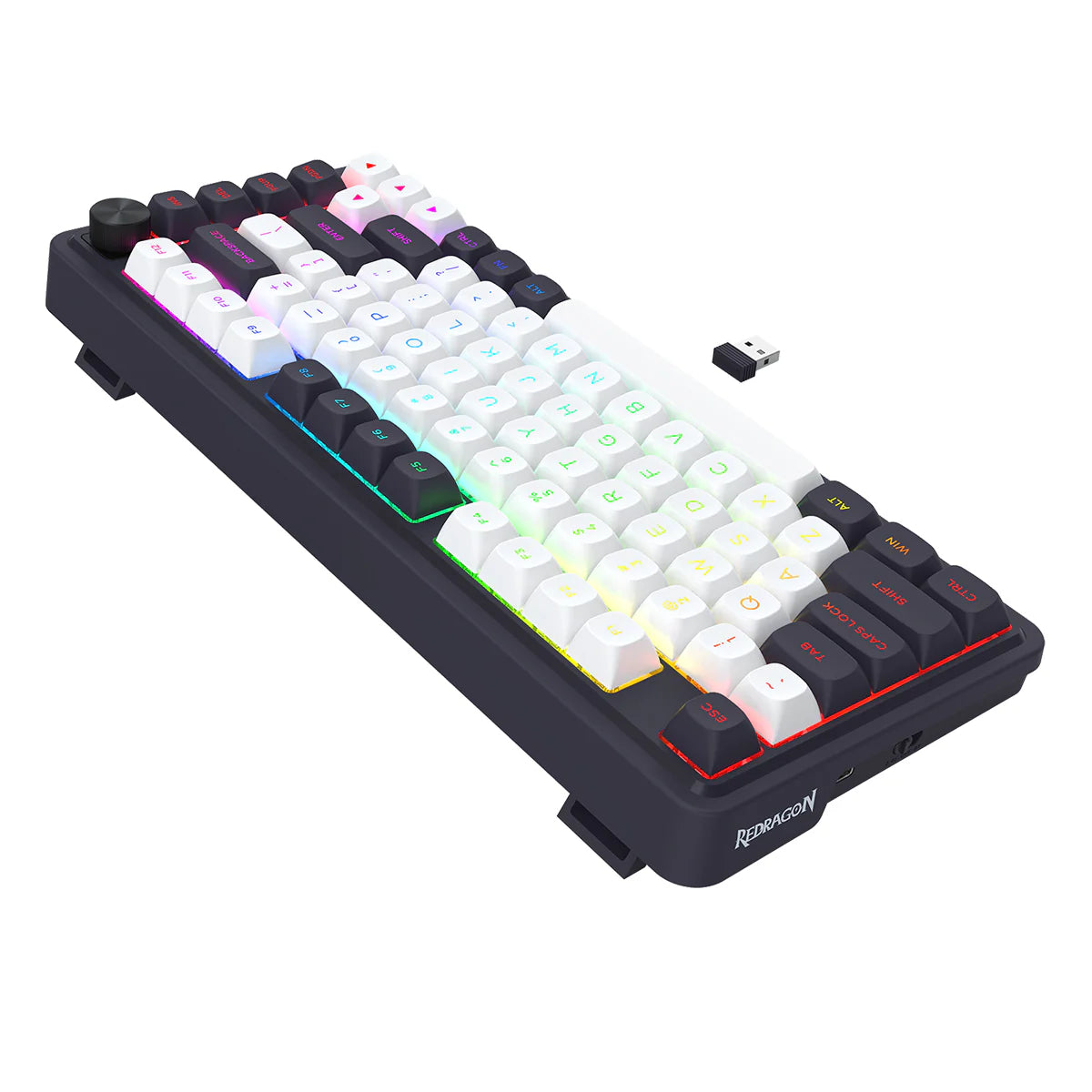 Redragon Ucal Max Tri-Mode Gaming Keyboard White-Blue (K673WB-RGB-MAX)