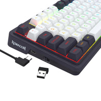 Redragon Ucal Max Tri-Mode Gaming Keyboard White-Blue (K673WB-RGB-MAX)